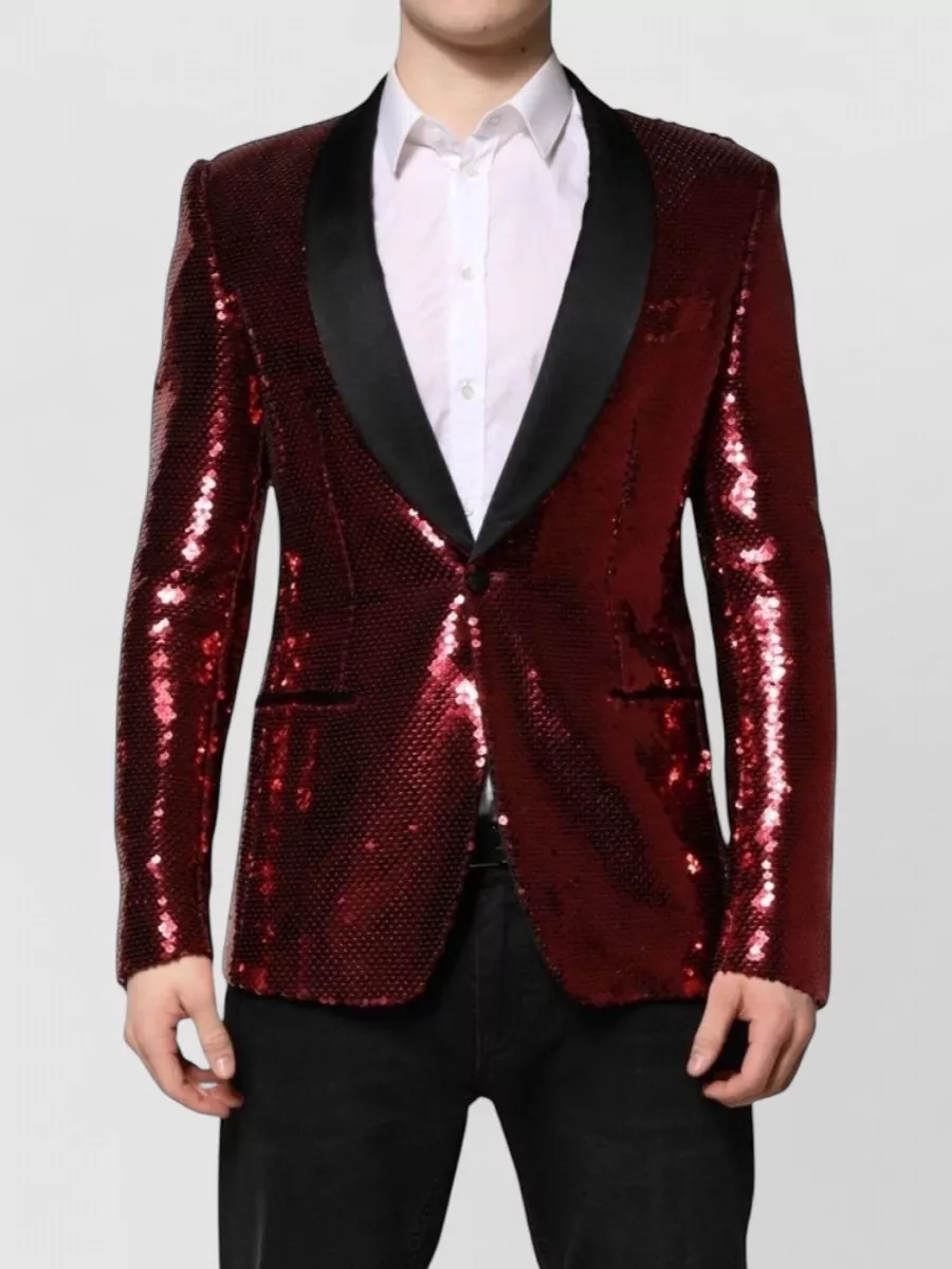 Dolce&Gabbana sequin-embellished blazer