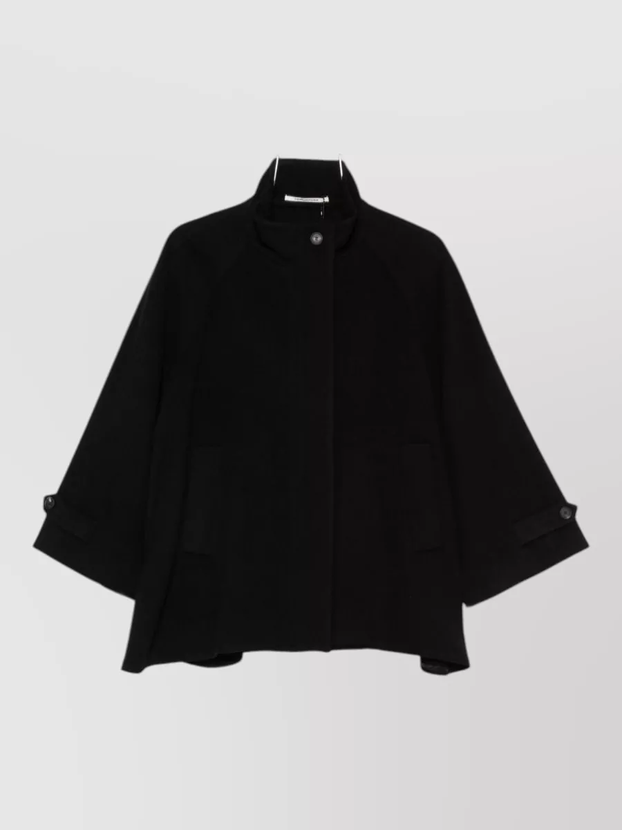 Tagliatore cashmere virgin wool single breasted coat
