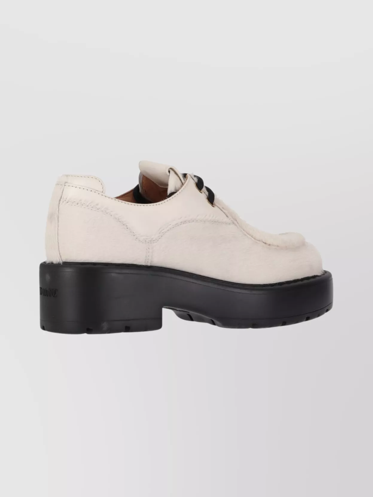 Miu Miu Lace-Up Shoes Chunky Sole Design
