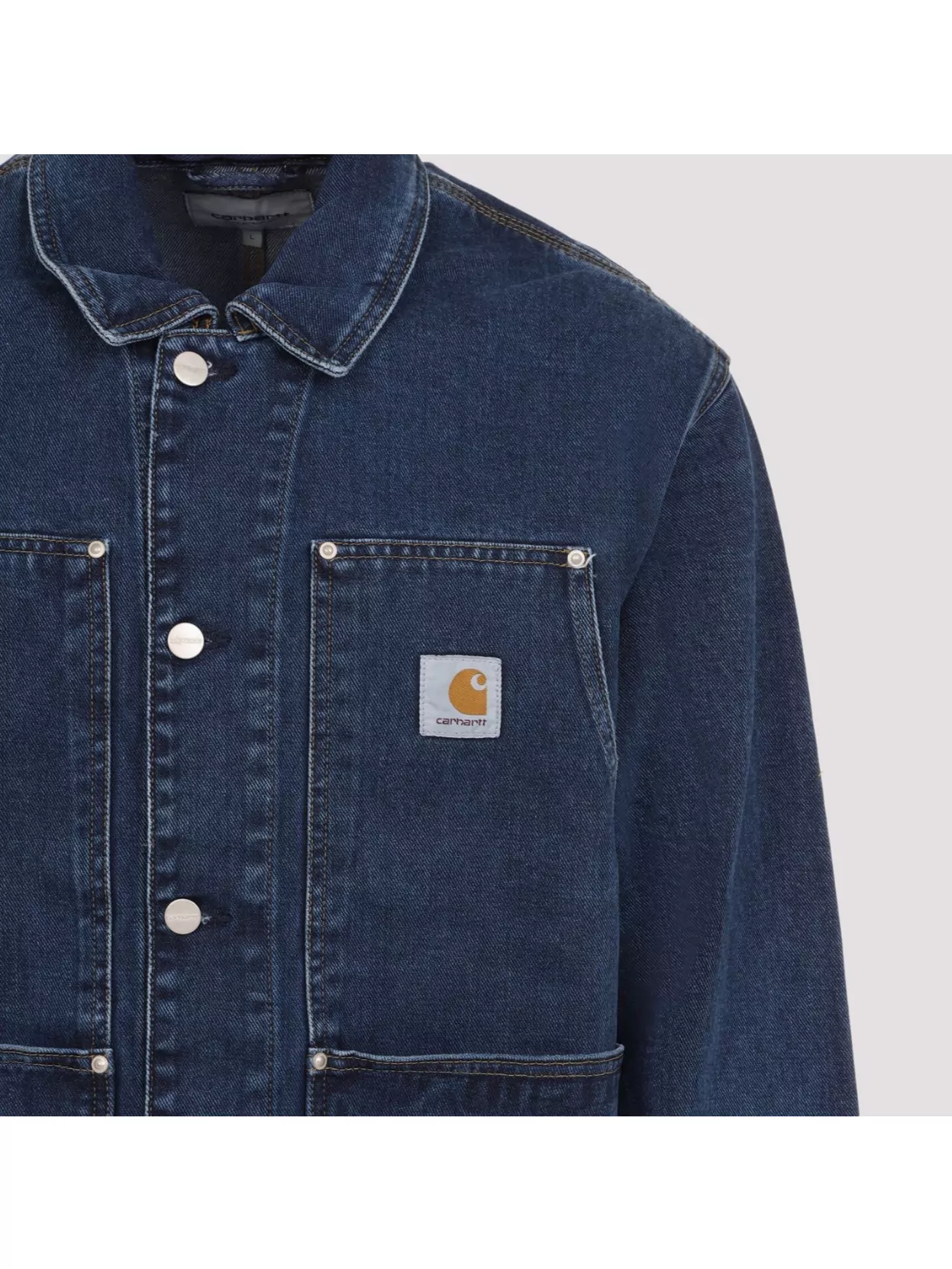 Carhartt Logo Double Front Denim Jacket