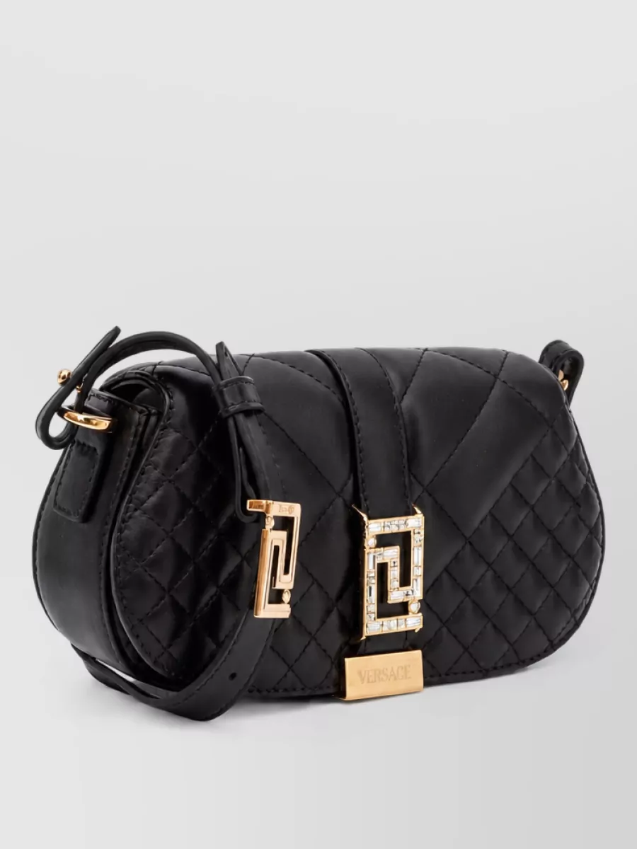 Versace Na Lamb Leather Clutch Bag