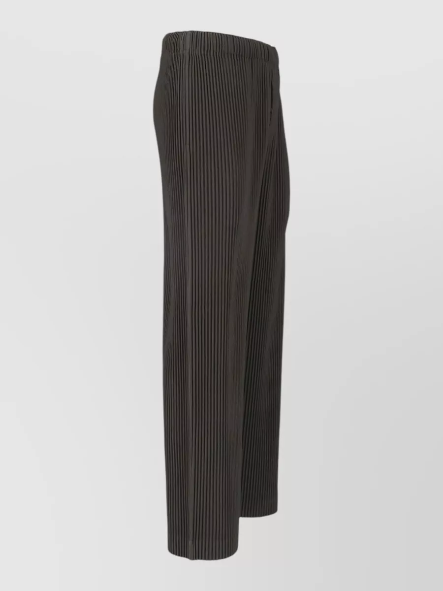Homme Plisse Issey Miyake pleated straight leg trousers
