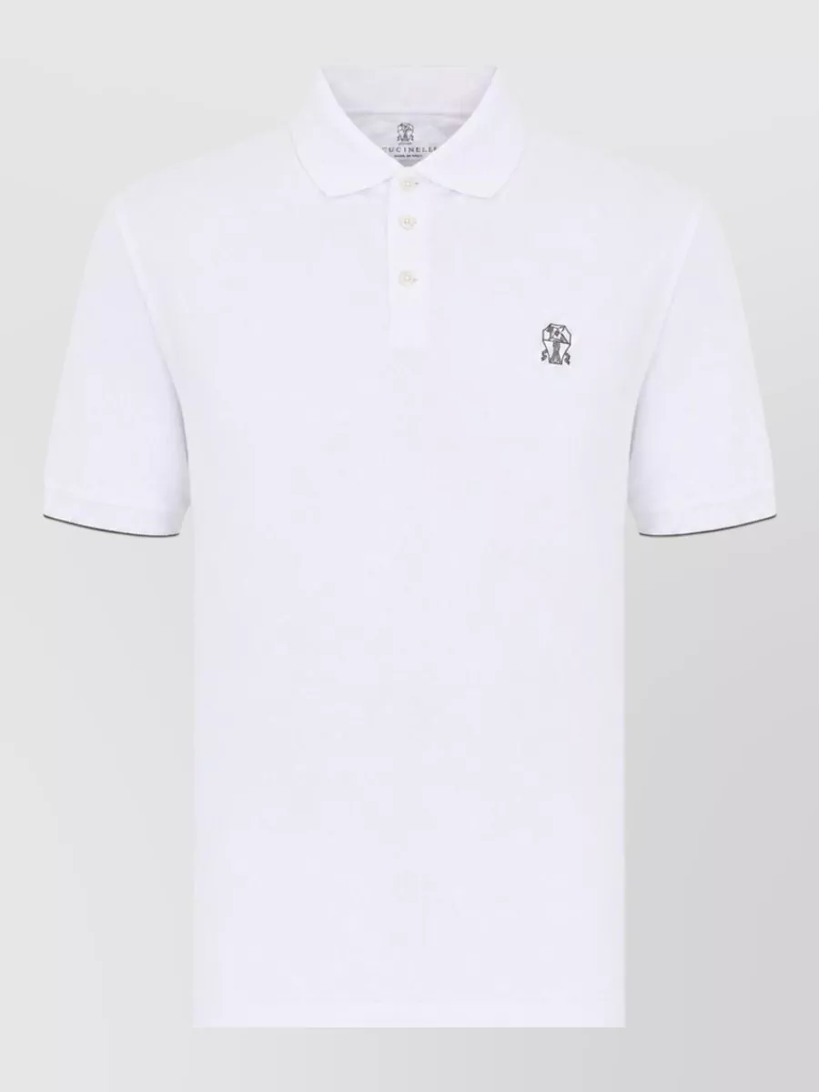 Brunello Cucinelli short-sleeve polo shirt