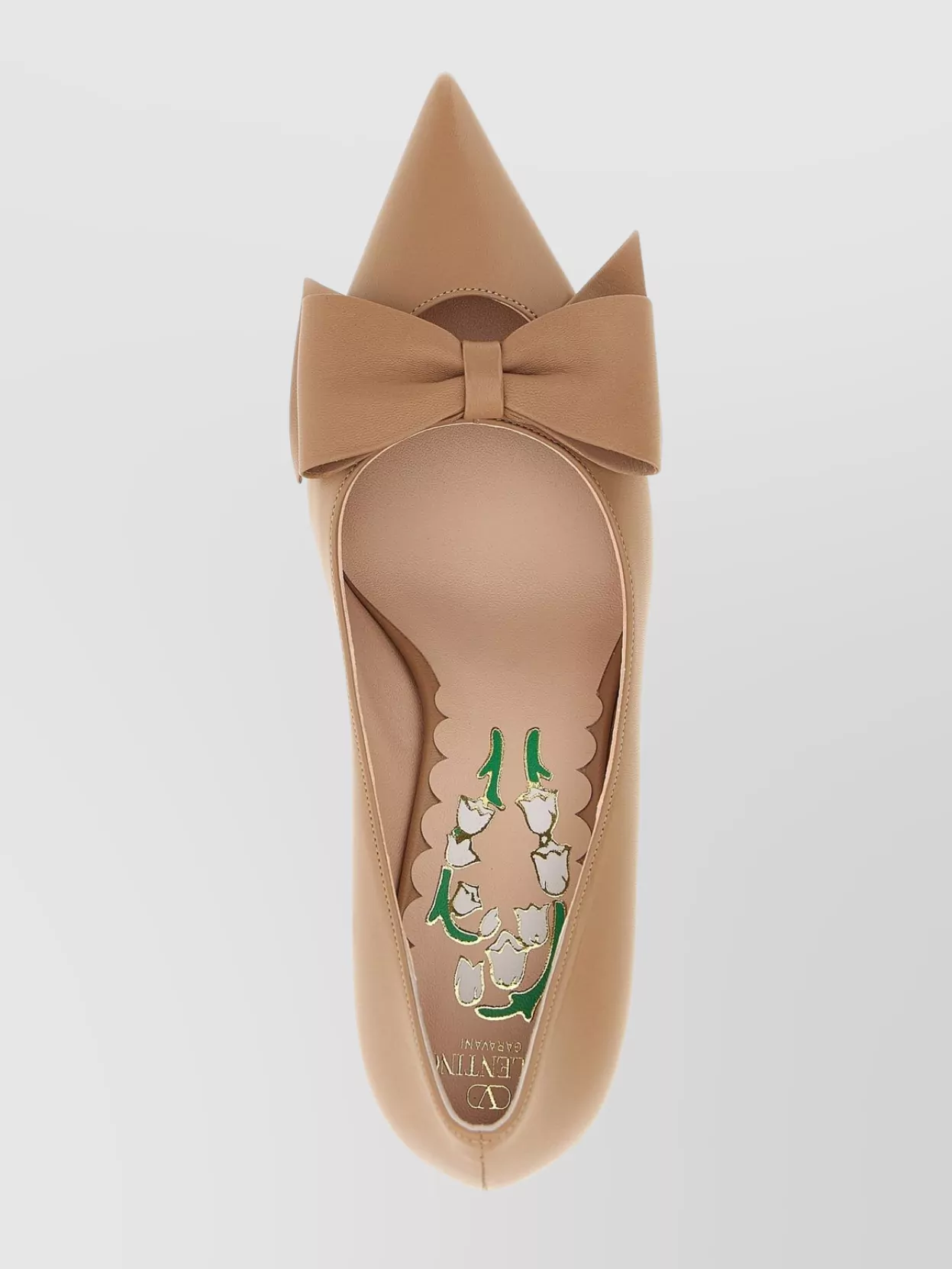 Valentino Garavani Chic Bowow Kitten Heel Pumps