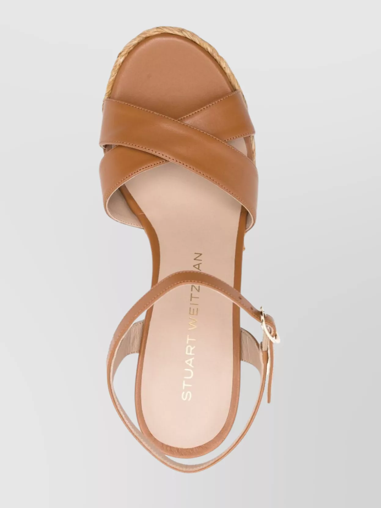 Stuart Weitzman Almond Toe High Heel Platform Sandals