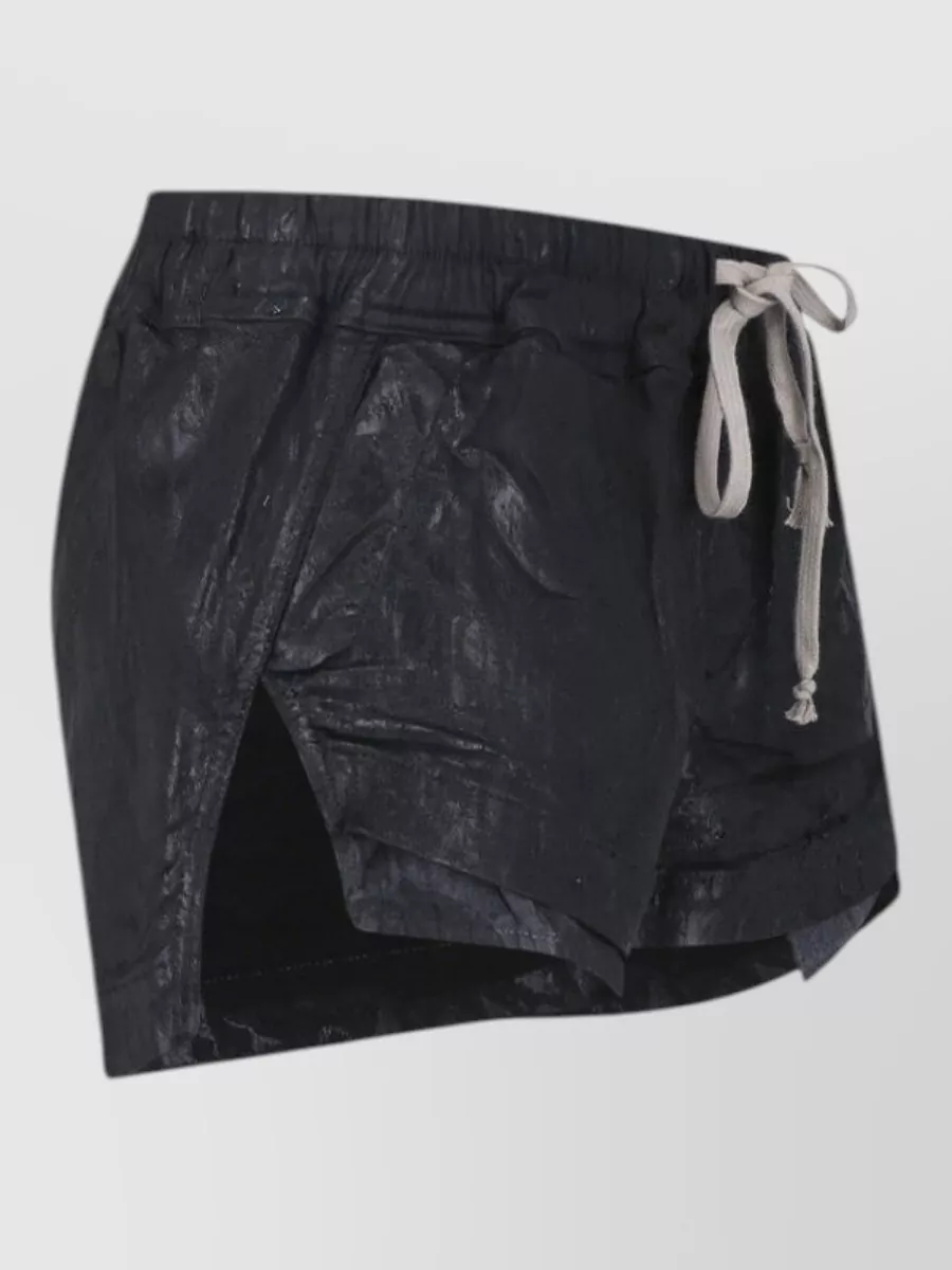 Rick Owens Drkshdw Straight Cotton Short Shorts