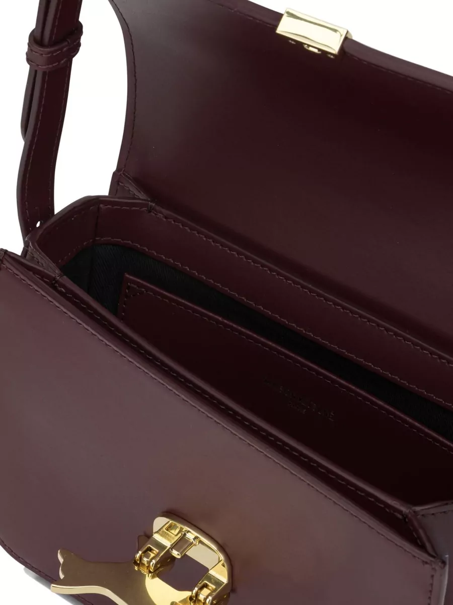 Maison Kitsuné Leather Shoulder Bag