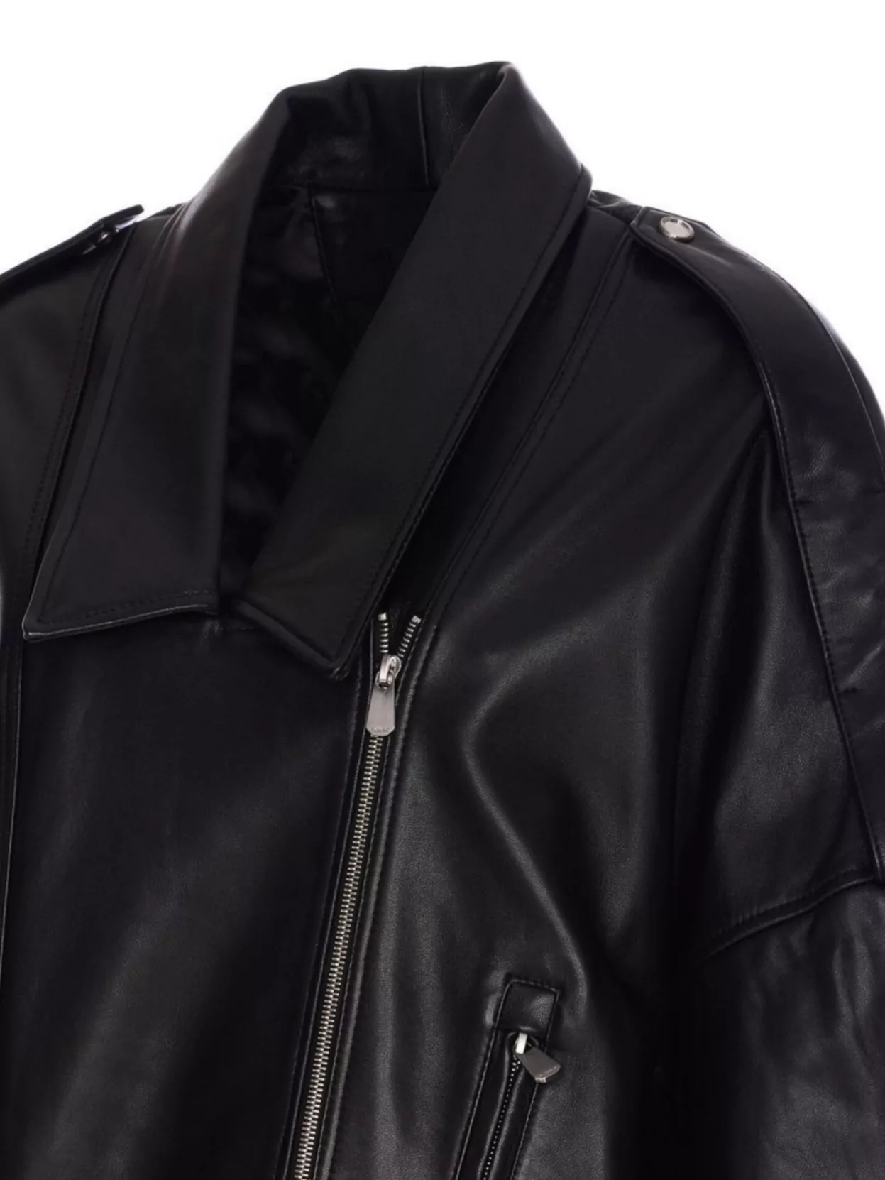 Pinko Waist Belted Jacket With Epaulettes And Pockets