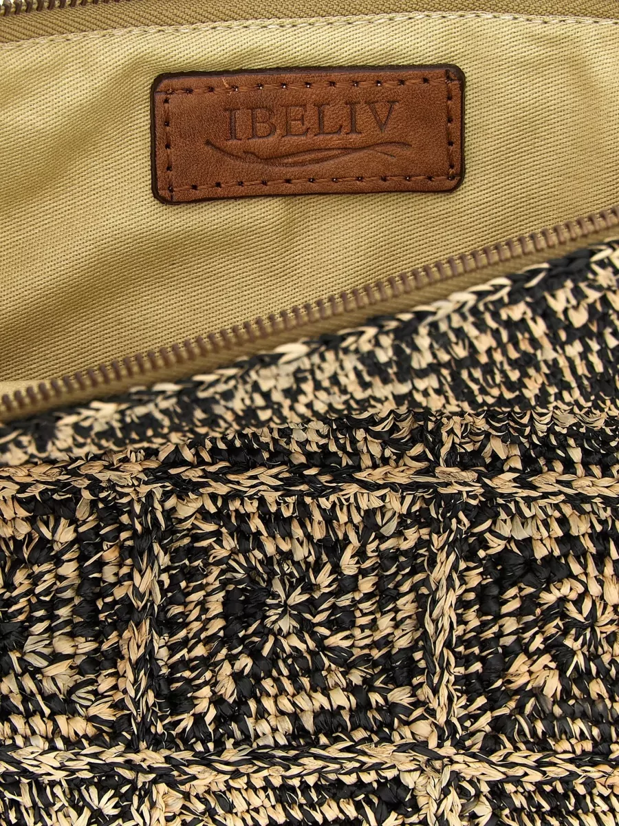 Ibeliv Raffia Crochet Clutch Bag