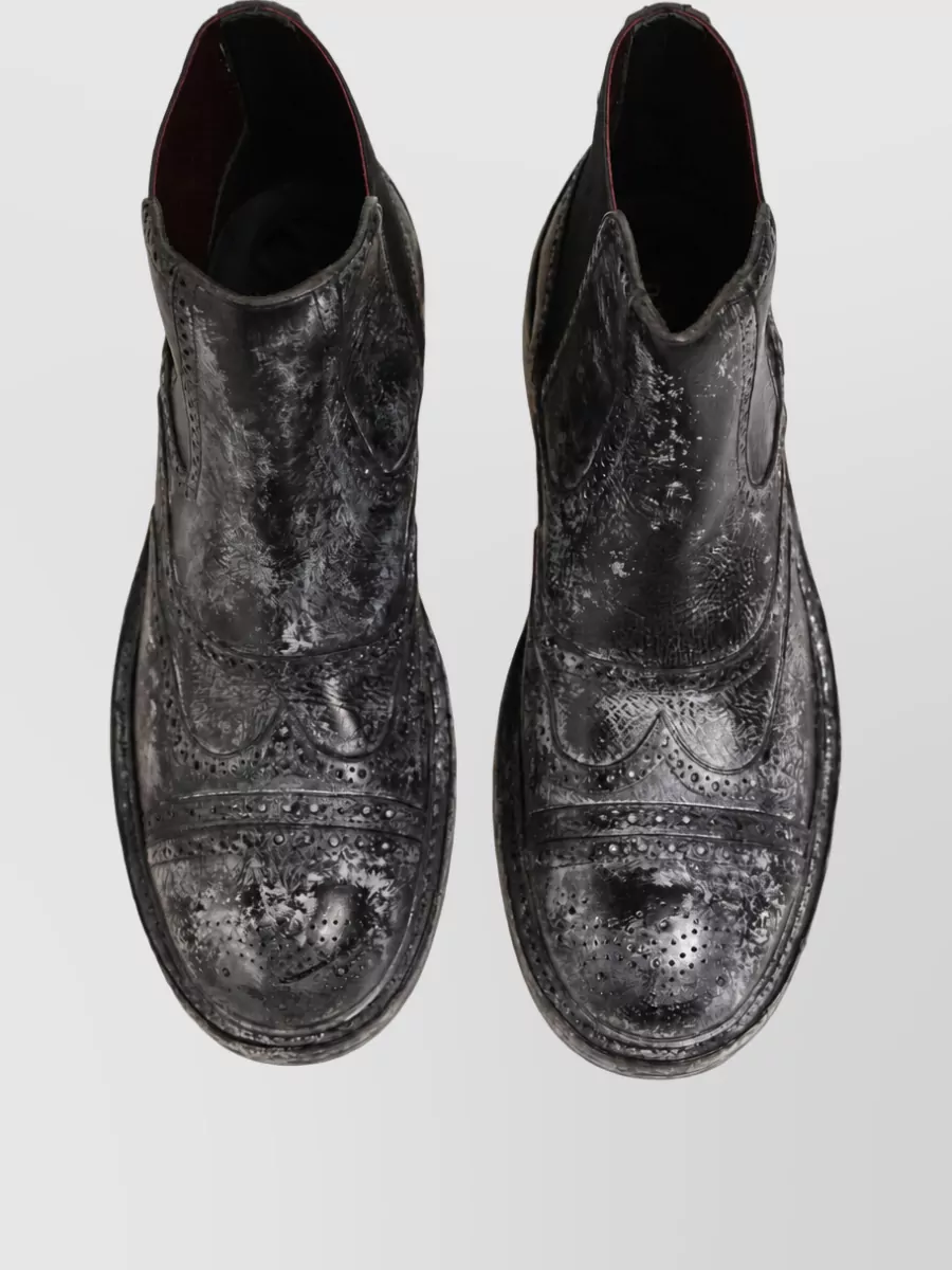 Dolce&Gabbana Leather Ankle Chelsea Boots