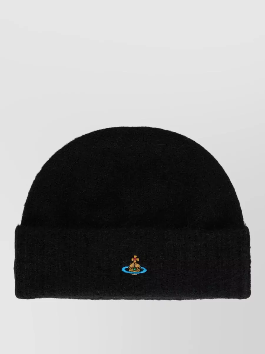 Vivienne Westwood Knitted Hat Beanie Cuffed Hem