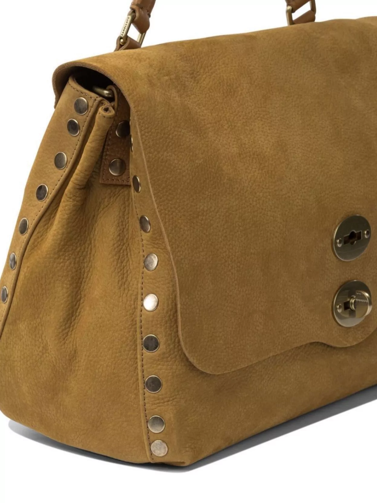 Zanellato Cross-Body Bag Featuring Studded Accents