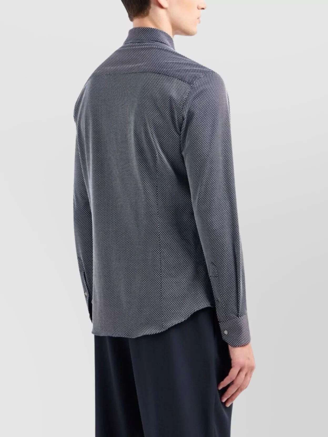 Giorgio Armani Long Sleeve Shirt Point Collar