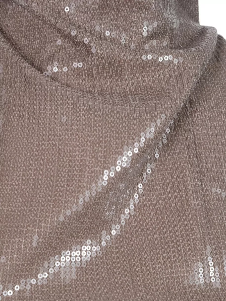 Rotate Sequin High-Neck Maxi Dress