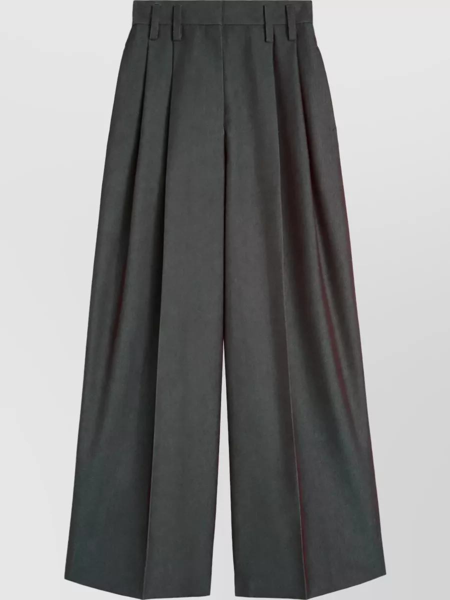 Jil Sander cotton wide-leg trousers