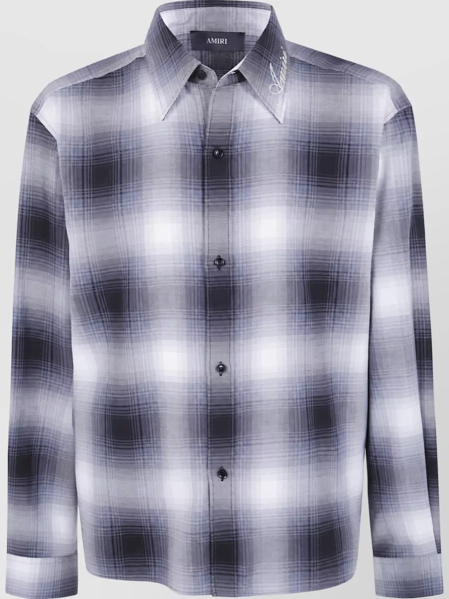Amiri flannel casual shirt