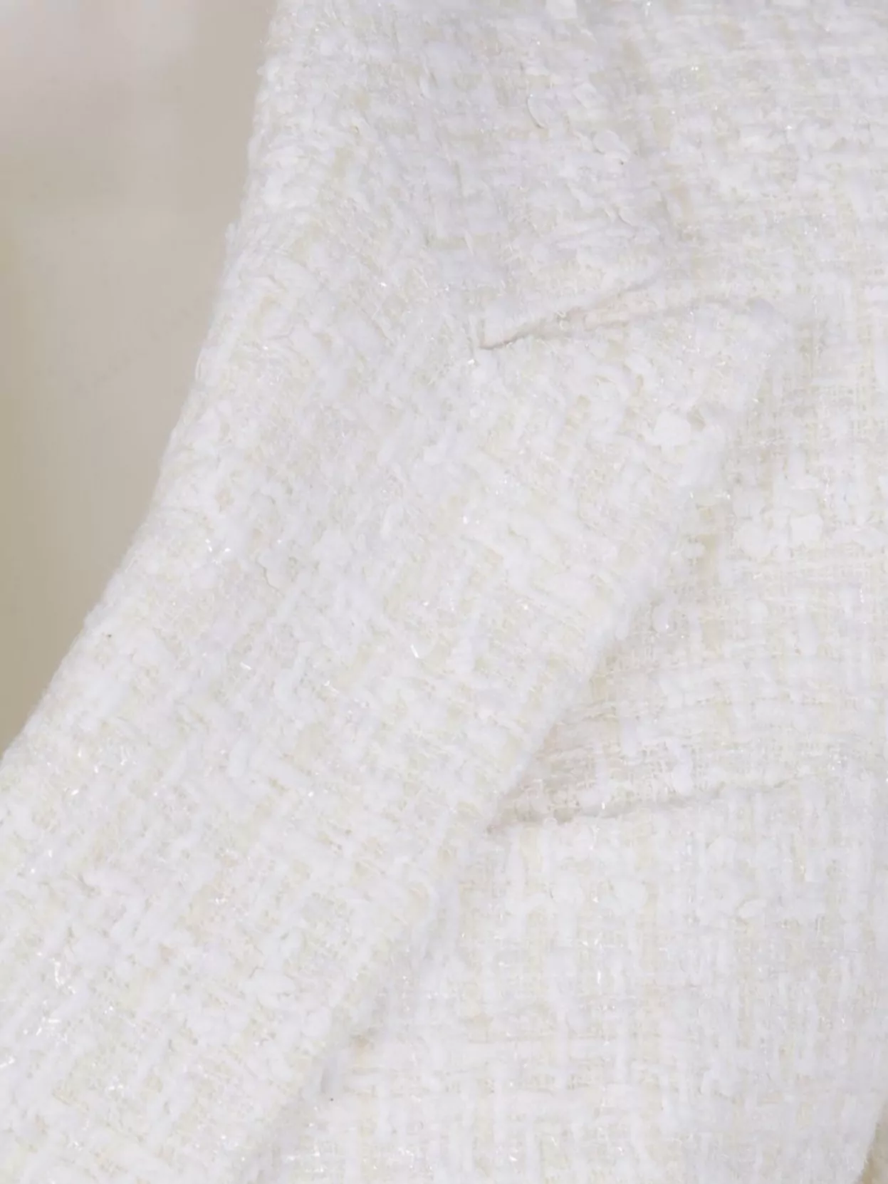 Tagliatore Tweed Double-breasted Jacket In White