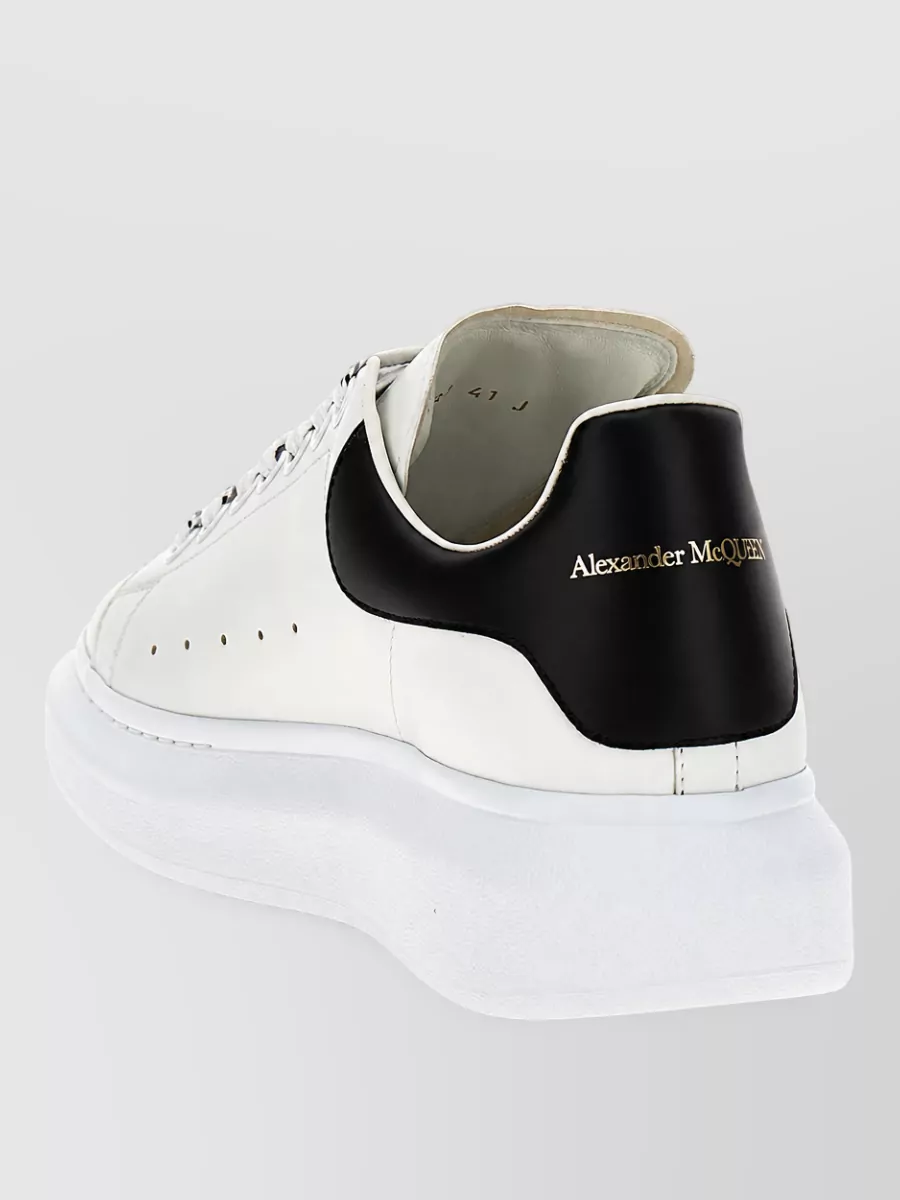 Mc Queen Leather low-top sneakers