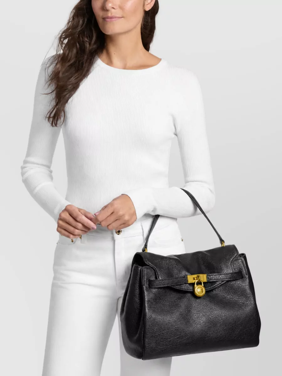Michael Kors Bradshaw Leather Shoulder Bag