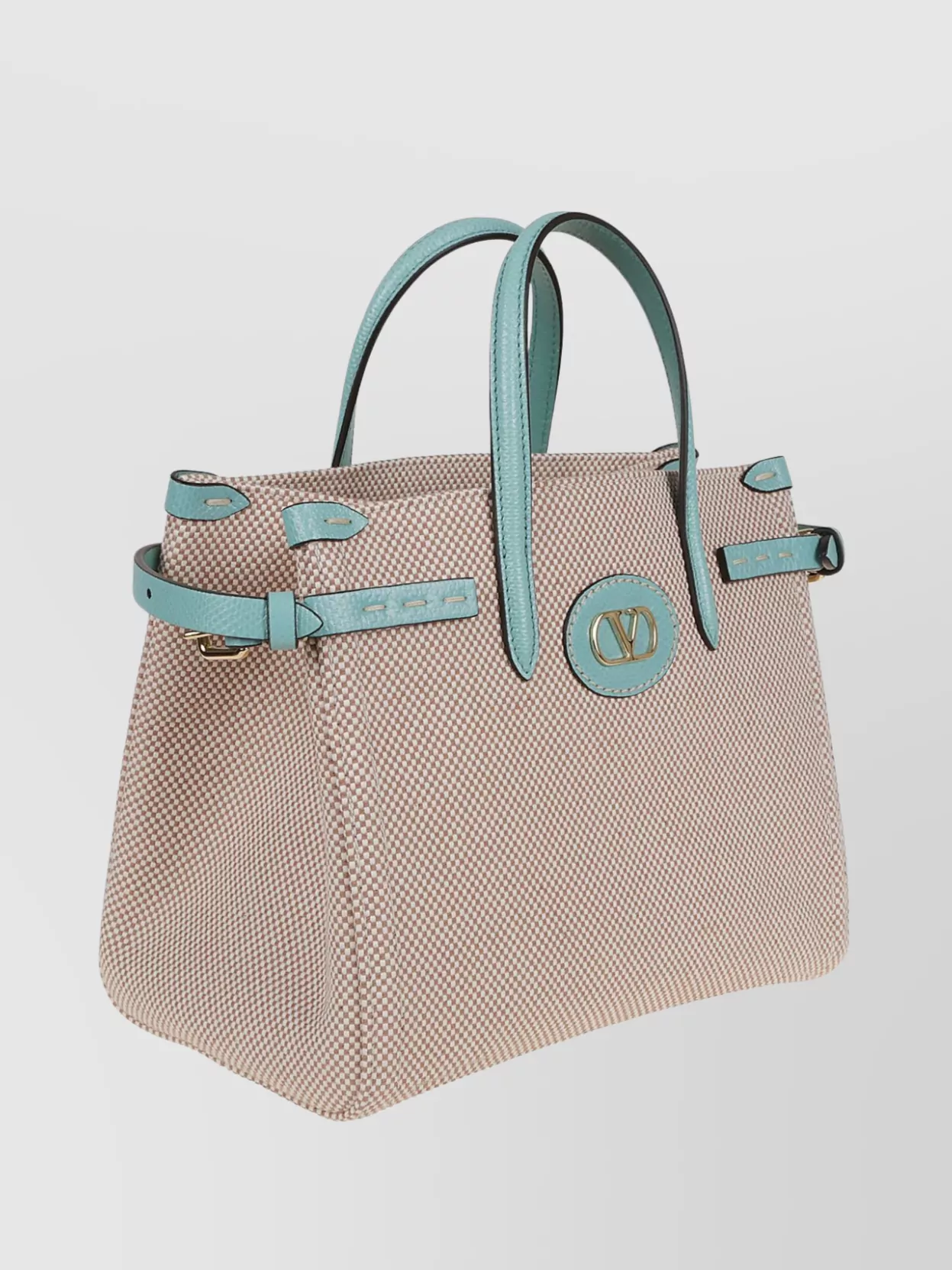Valentino Structured Small Tote With Vlogo Signature