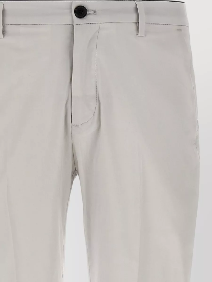 Department 5 Cropped Pleated Cotton Straight-Leg Trousers