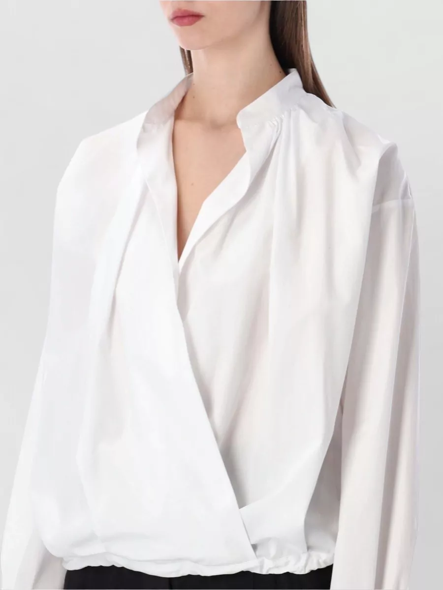 Dries Van Noten Cotton Wrap Shirt