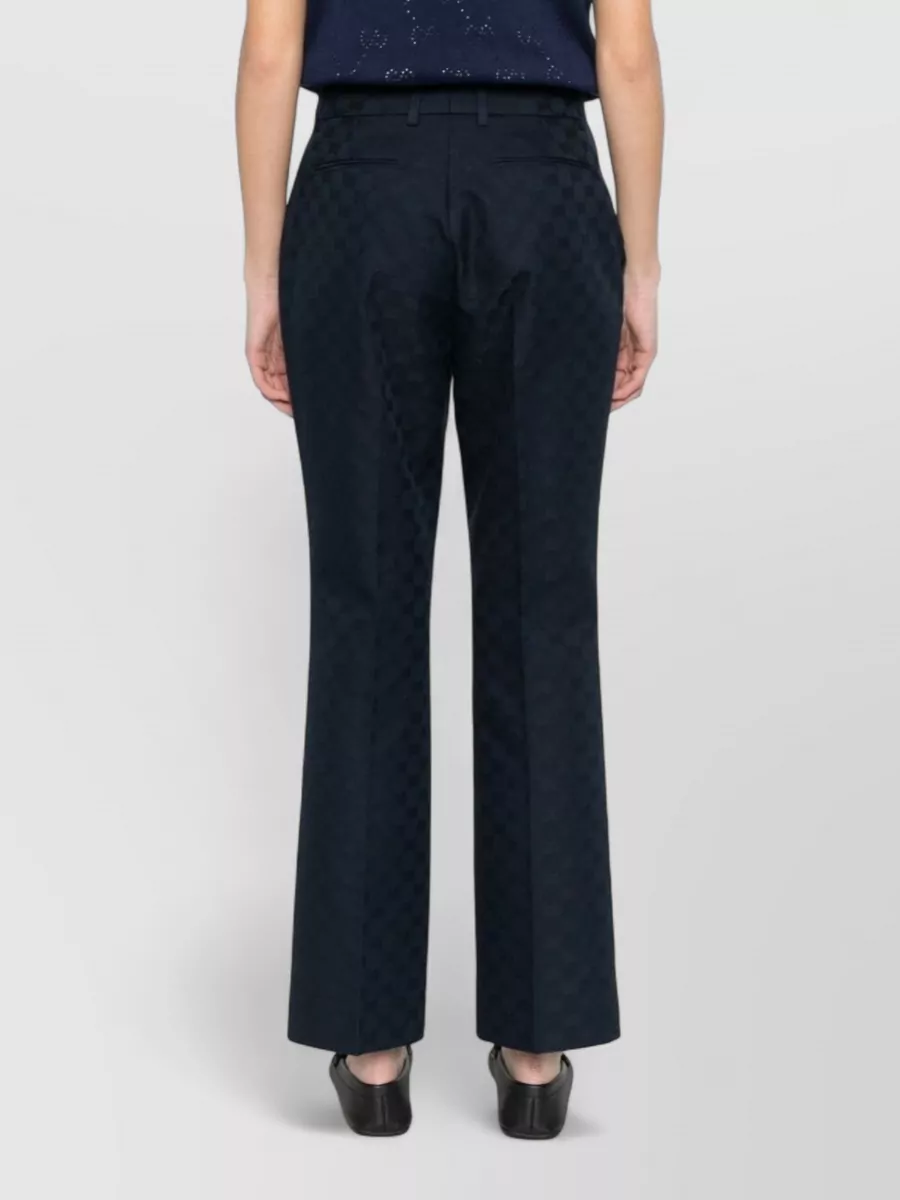 Gucci Tailored Trousers Mid Rise Straight Leg