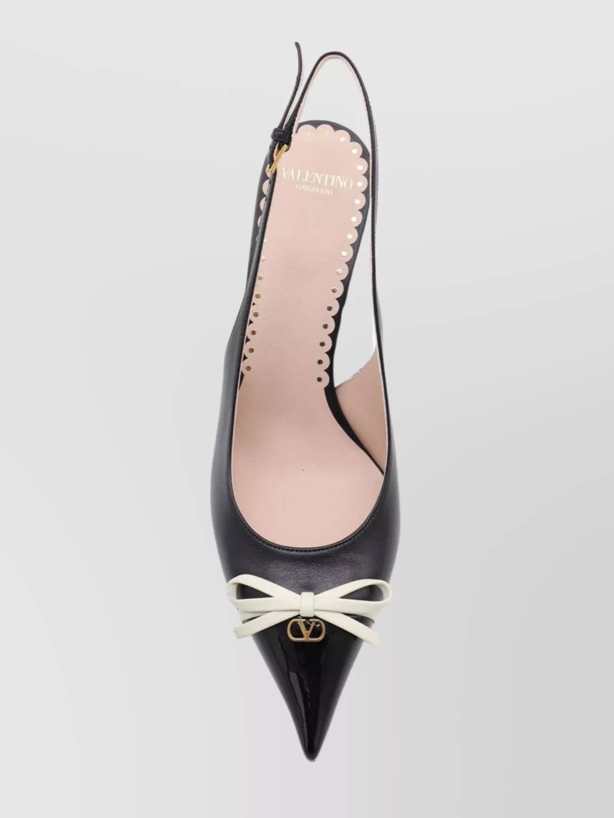VALENTINO GARAVANI POINTED TOE STILETTO HEEL PUMPS WITH BOW 