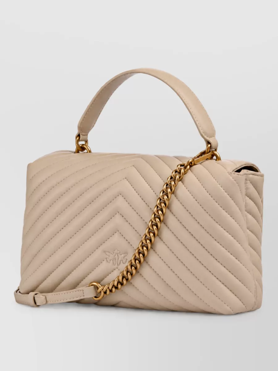 Pinko Love Bag Lady Leather Clutch Bag