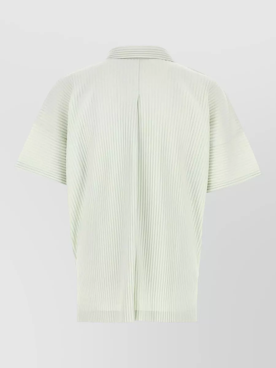 Homme Plisse Issey Miyake Ribbed Short-Sleeve Shirt