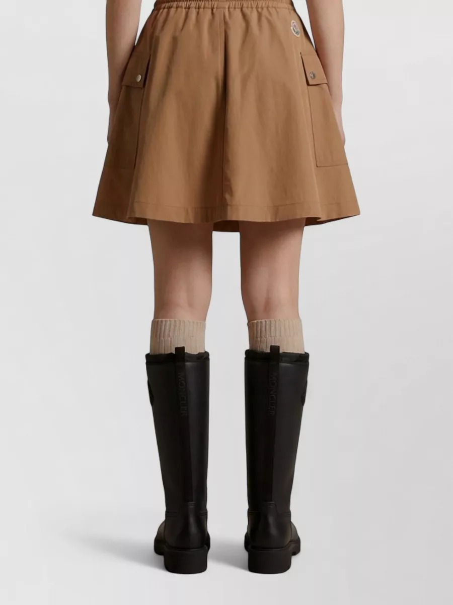 Moncler Mid-Rise A-Line Mini Skirt