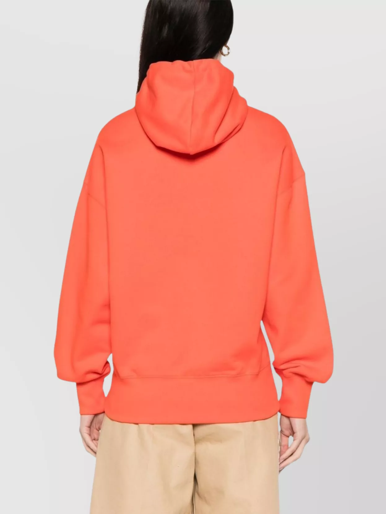 Msgm Hooded Knitwear With Ribbed Cuffs And Hem