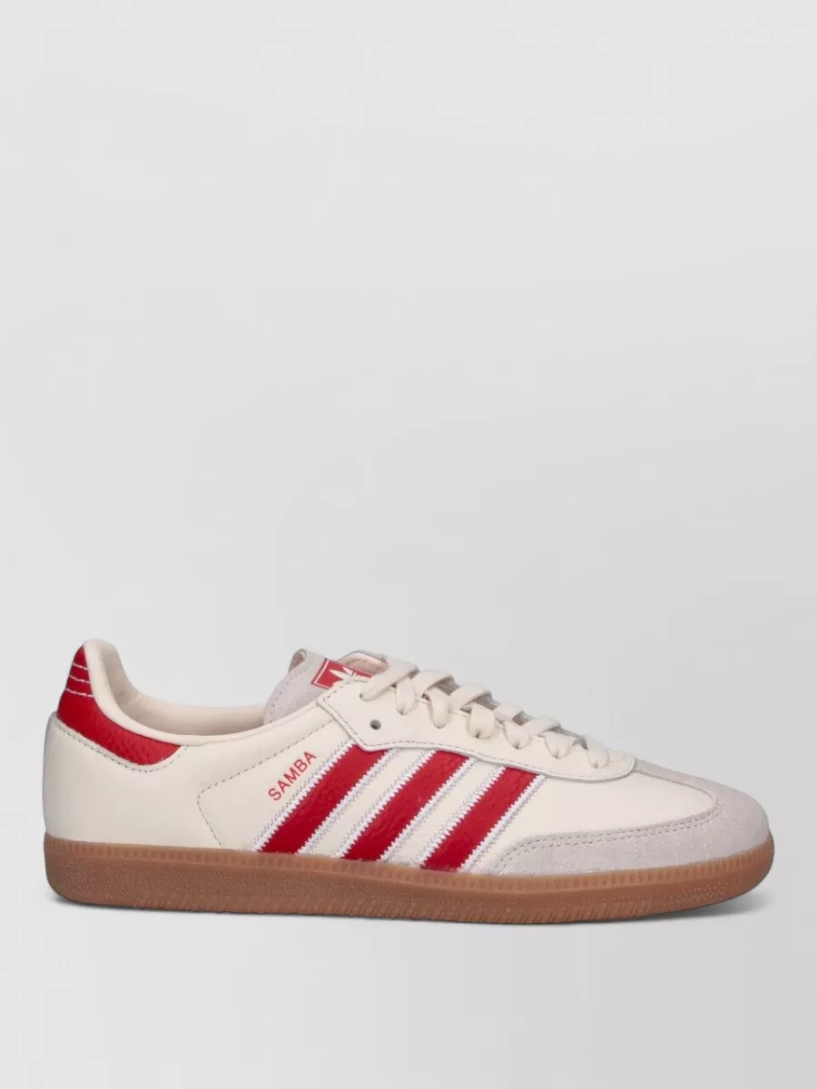Adidas Leather Low-Top Lace-Up Shoes