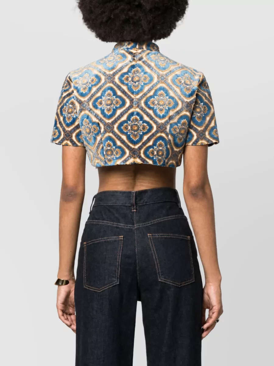 Etro Cropped T-Shirt