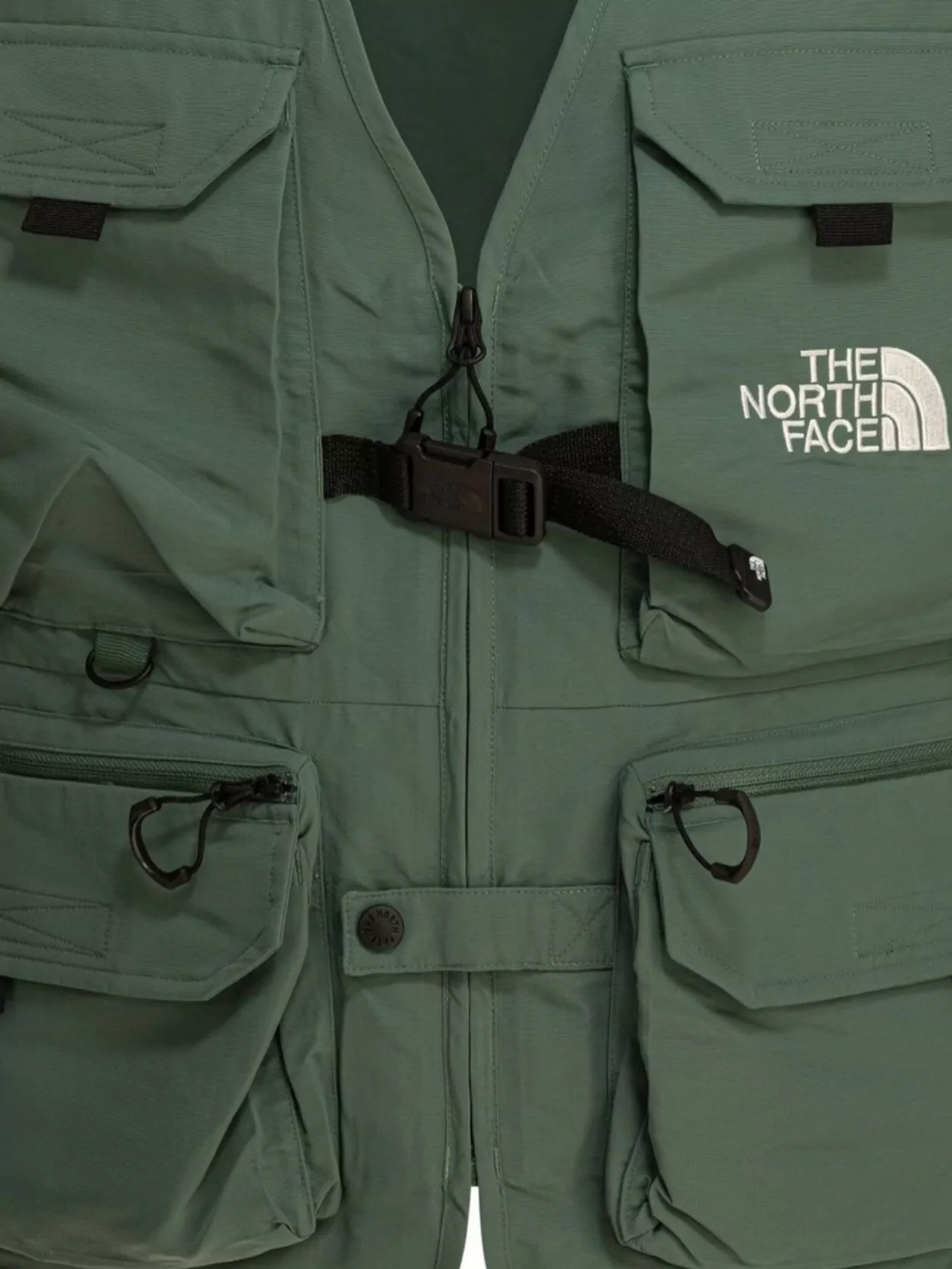 Shop The North Face Sleeveless Mesh Buckle Front Pockets Jackets