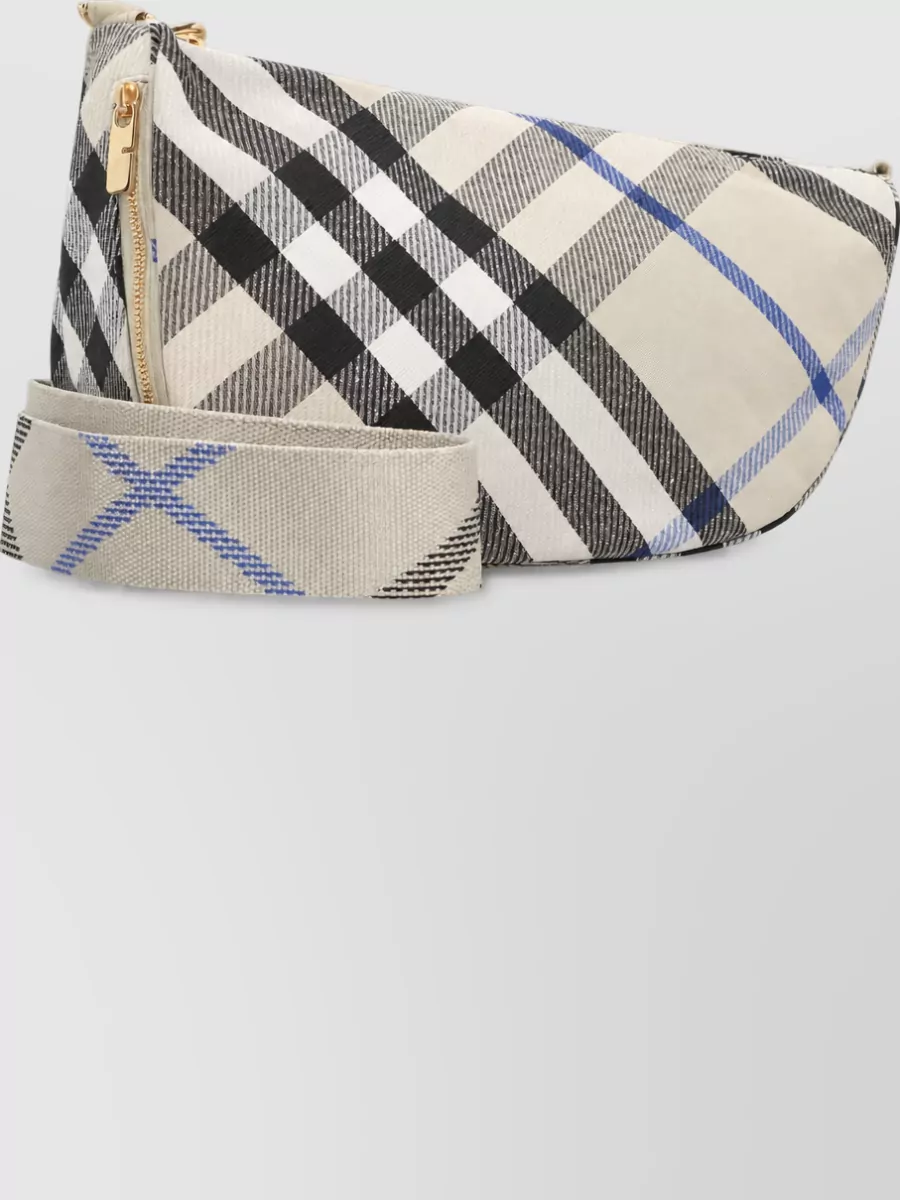 Burberry Shield Lambskin Crossbody Bag