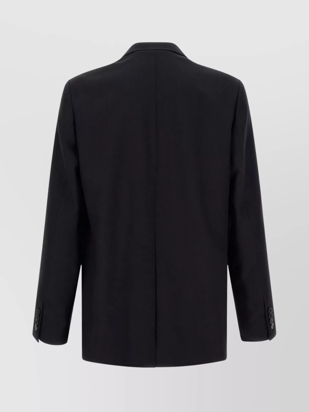 Dries Van Noten Double-breasted Blazer Notched Lapels In Black