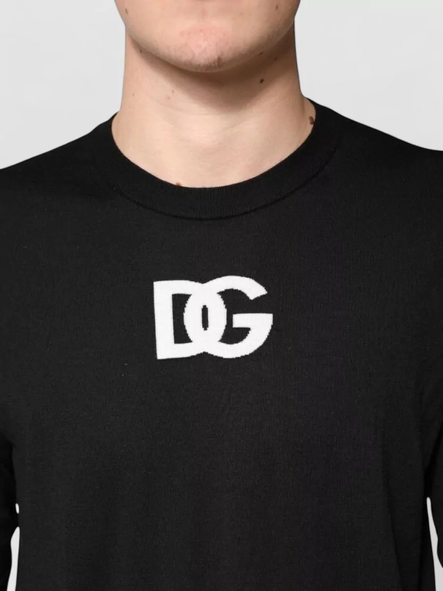 Dolce&Gabbana Wool Crew Neck Pullover Sweater