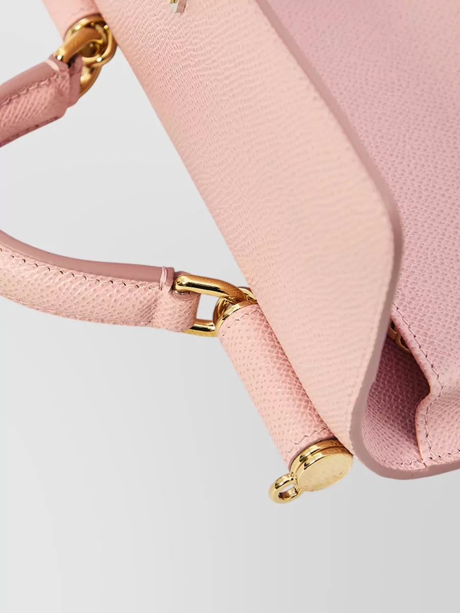 Dolce&Gabbana Mini Tote Bag Calf Leather Chain Handle