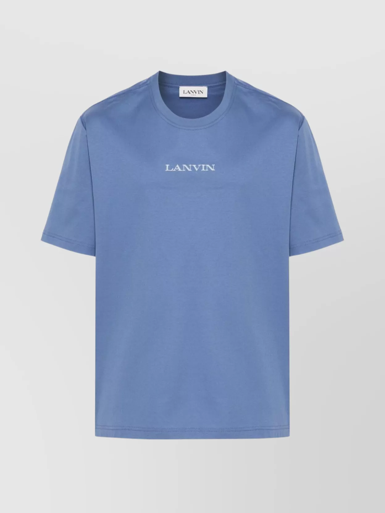Shop Lanvin Round Neck Cotton Jersey T-shirt