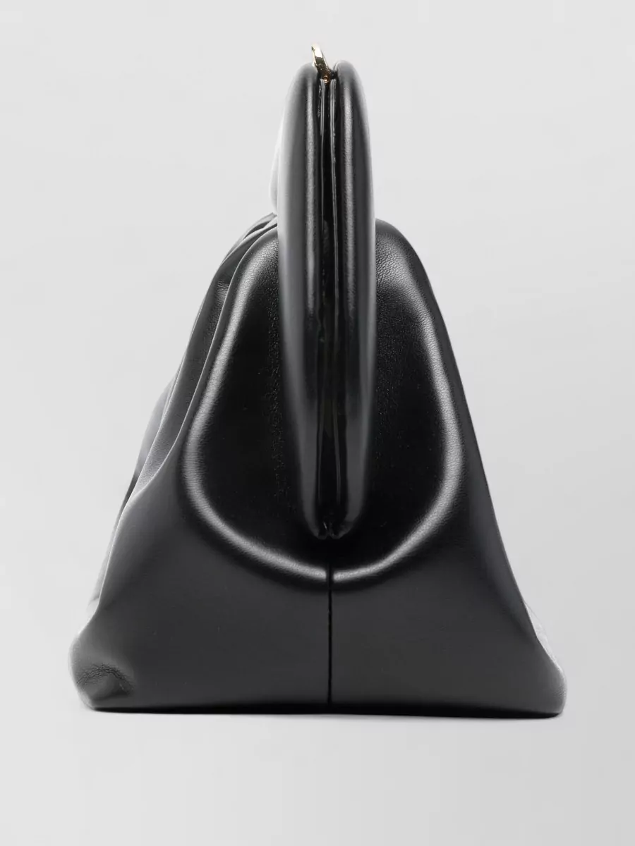 Themoiré Bios Leather Clutch Bag
