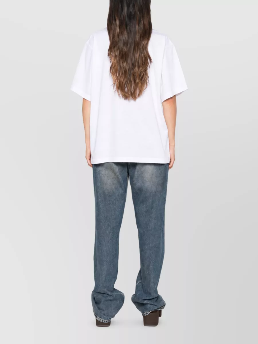 Balenciaga Silk Short-Sleeve T-Shirt