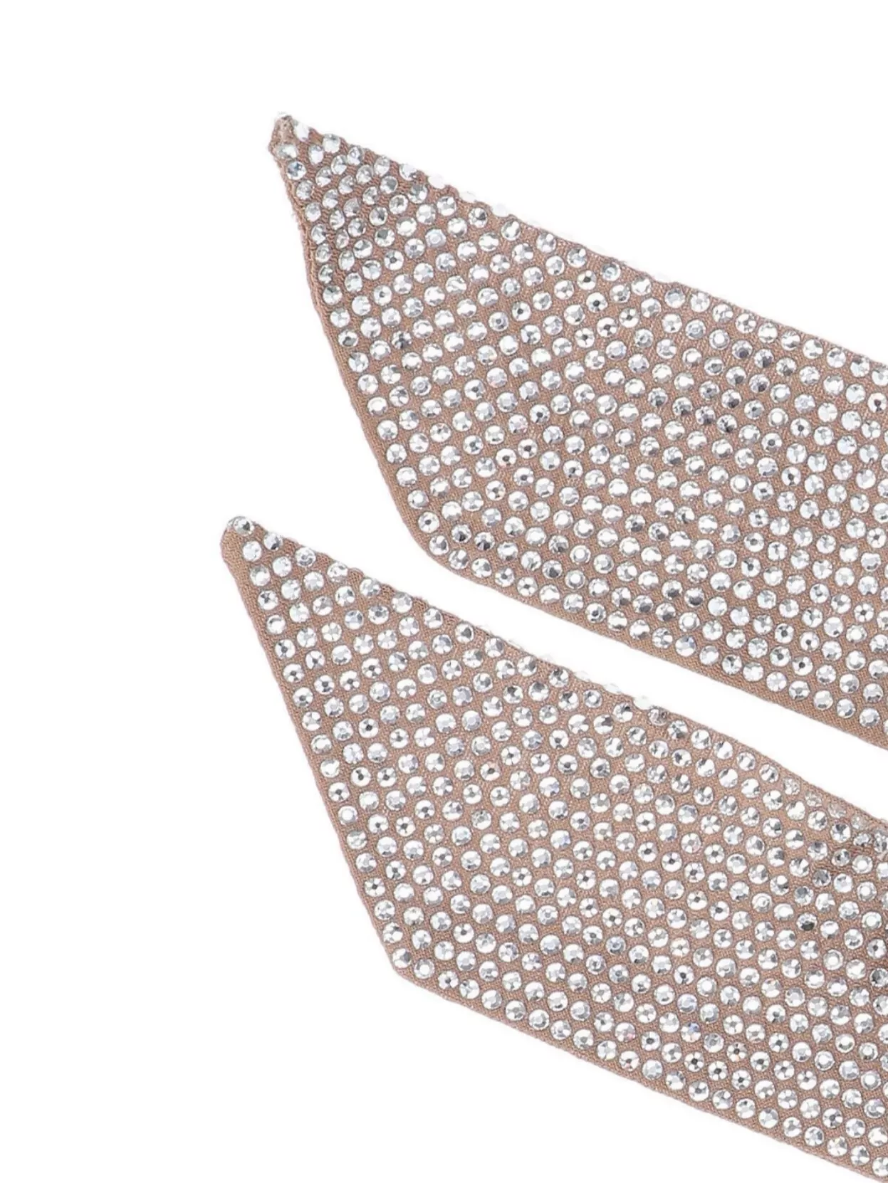 Giuseppe Di Morabito Embellished Scarf With Pointed Ends And Rhinestone Detailing