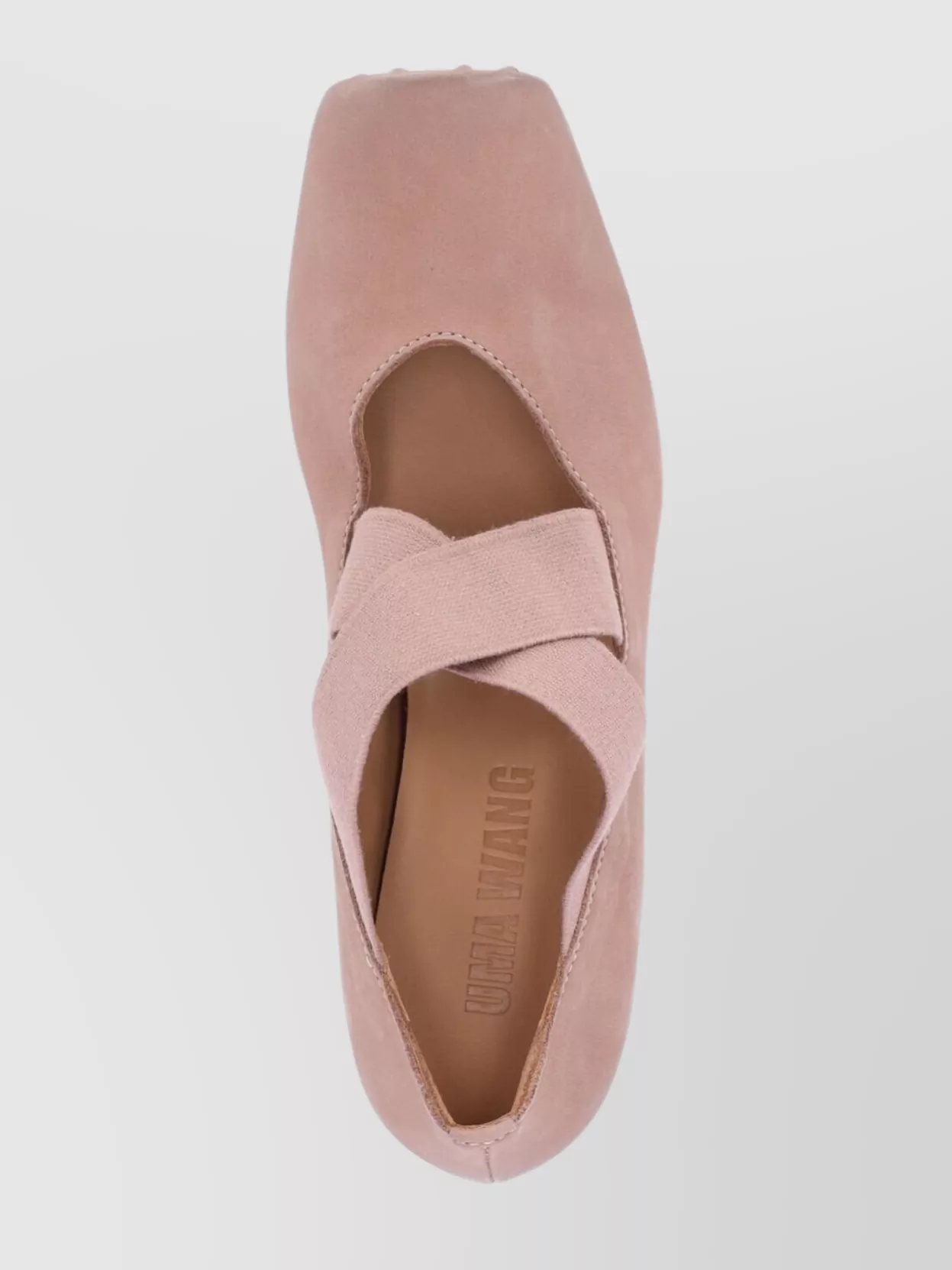 Uma Wang Chunky Heel Cross Strap Square Toe