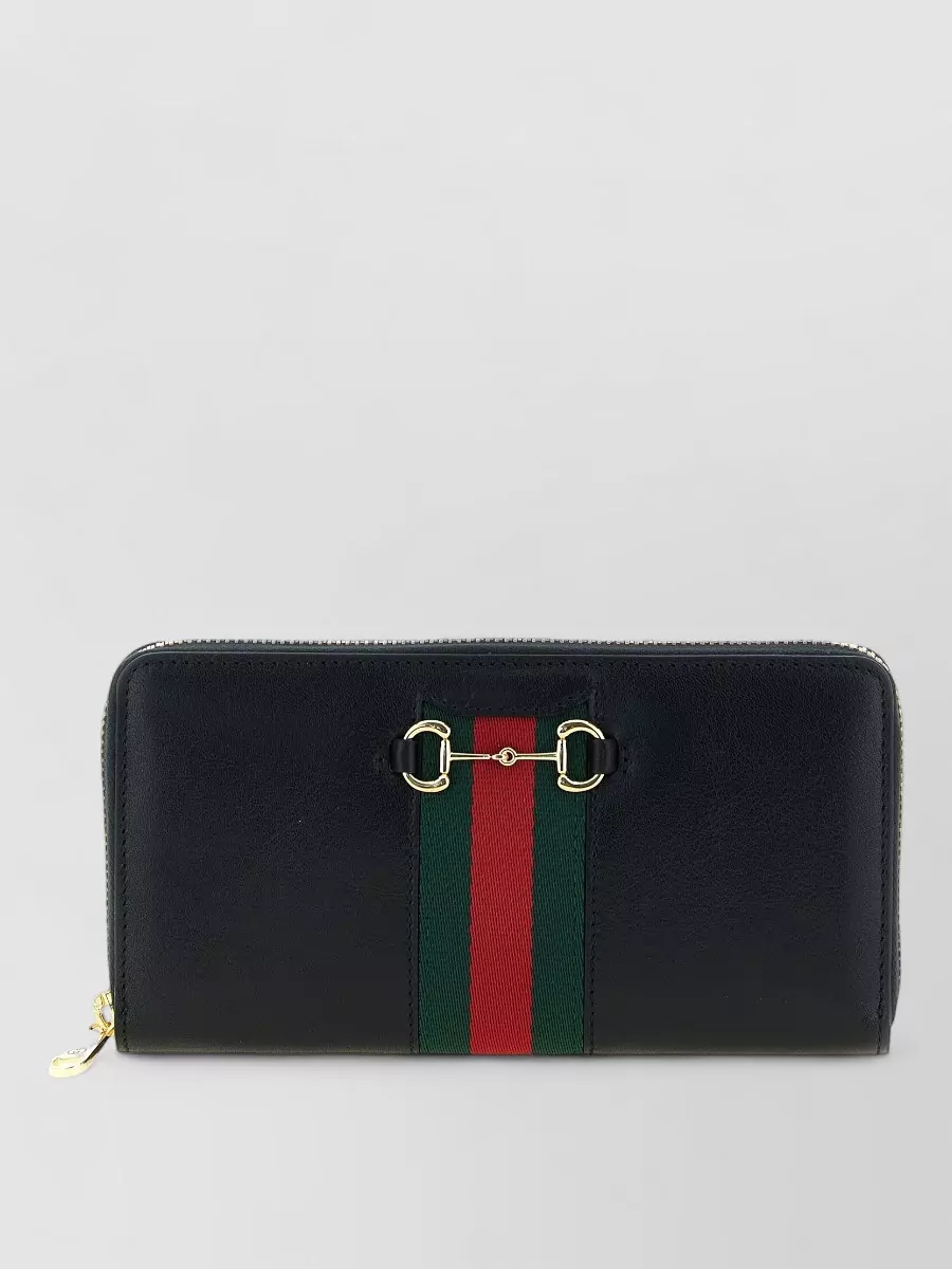 Gucci leather clutch bag