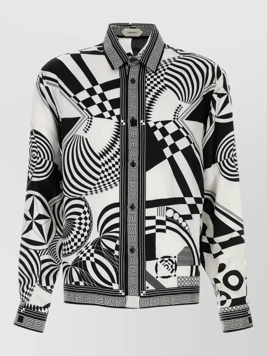 Versace silk printed shirt