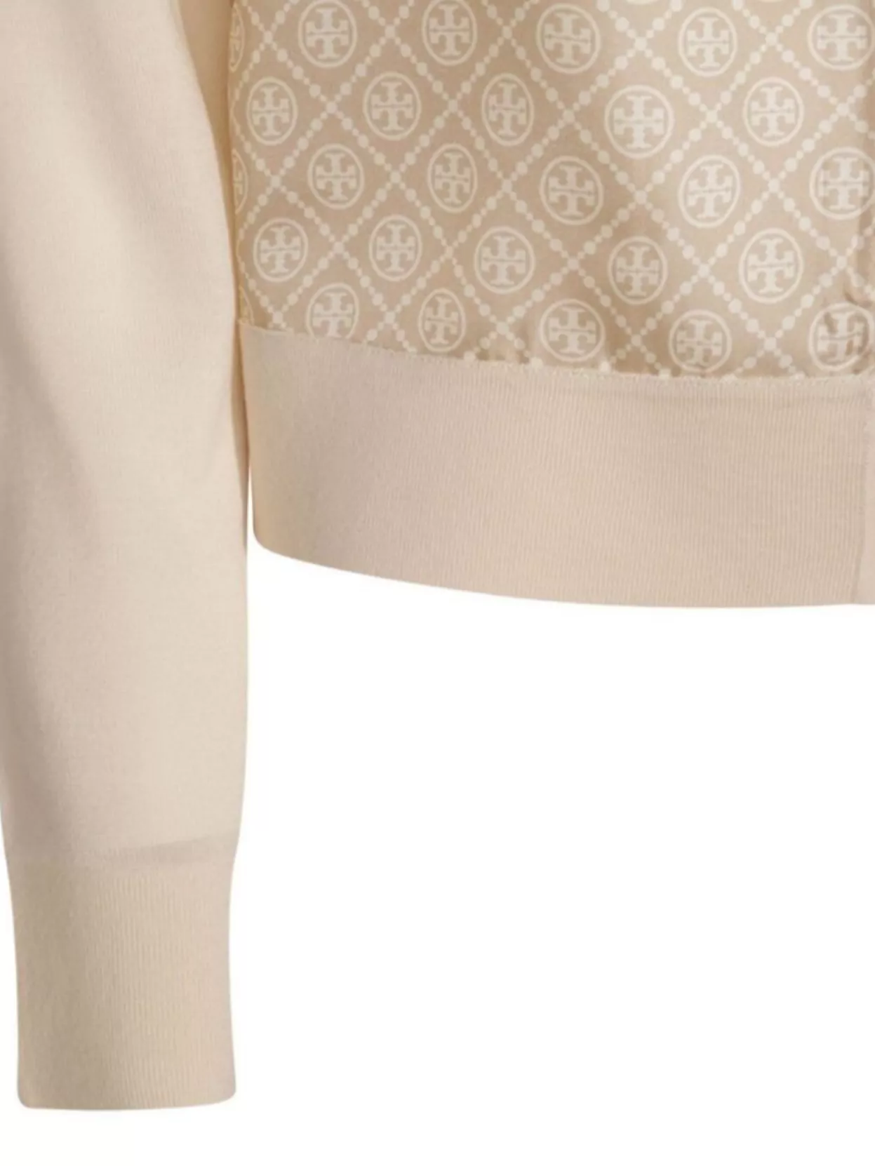 Tory Burch Patterned V Neck Cardigan