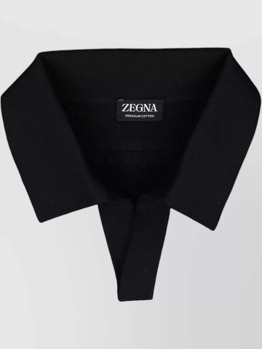 Zegna Cotton Short-Sleeve Polo Shirt