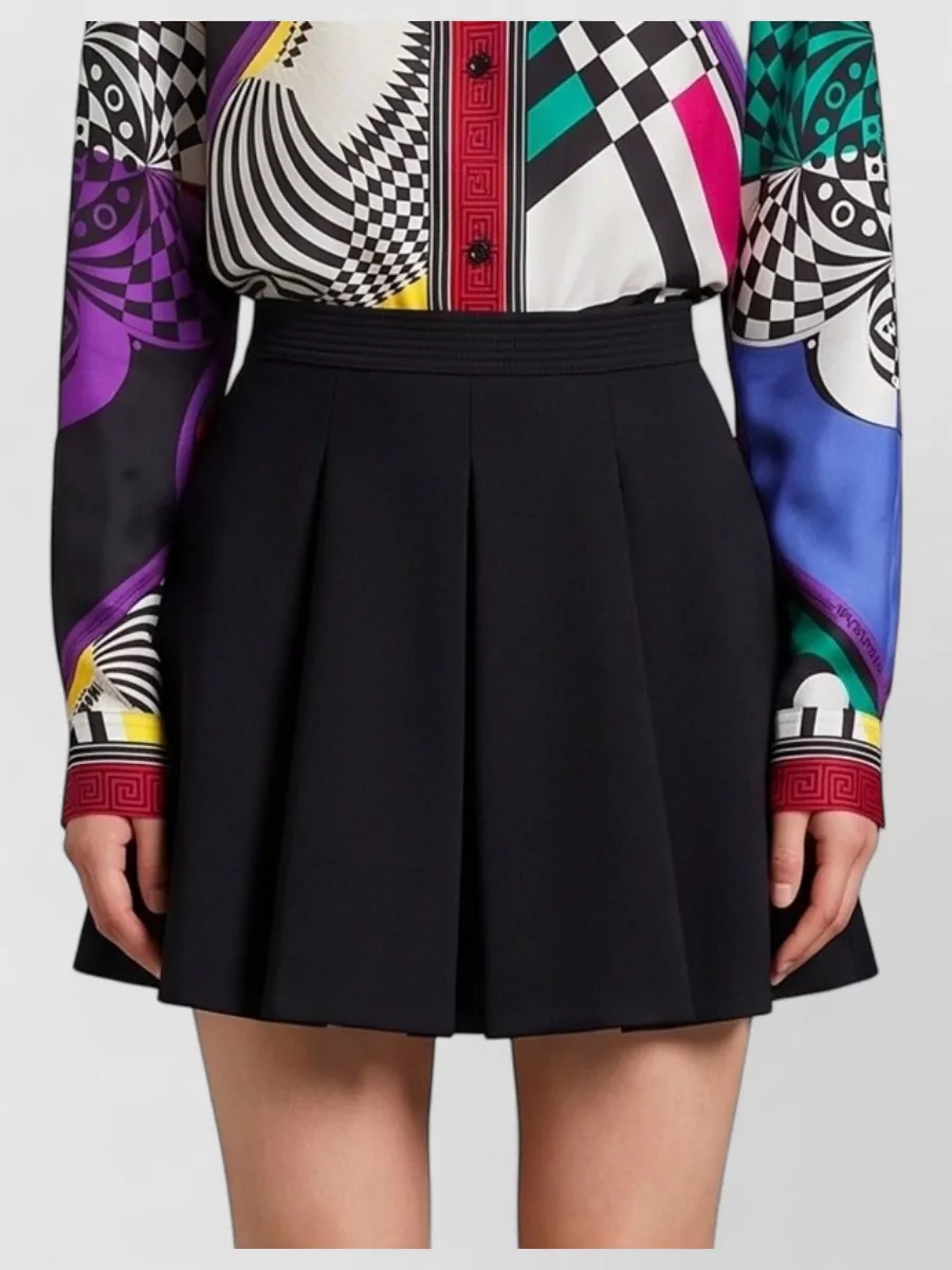 Versace silk printed long-sleeve shirt