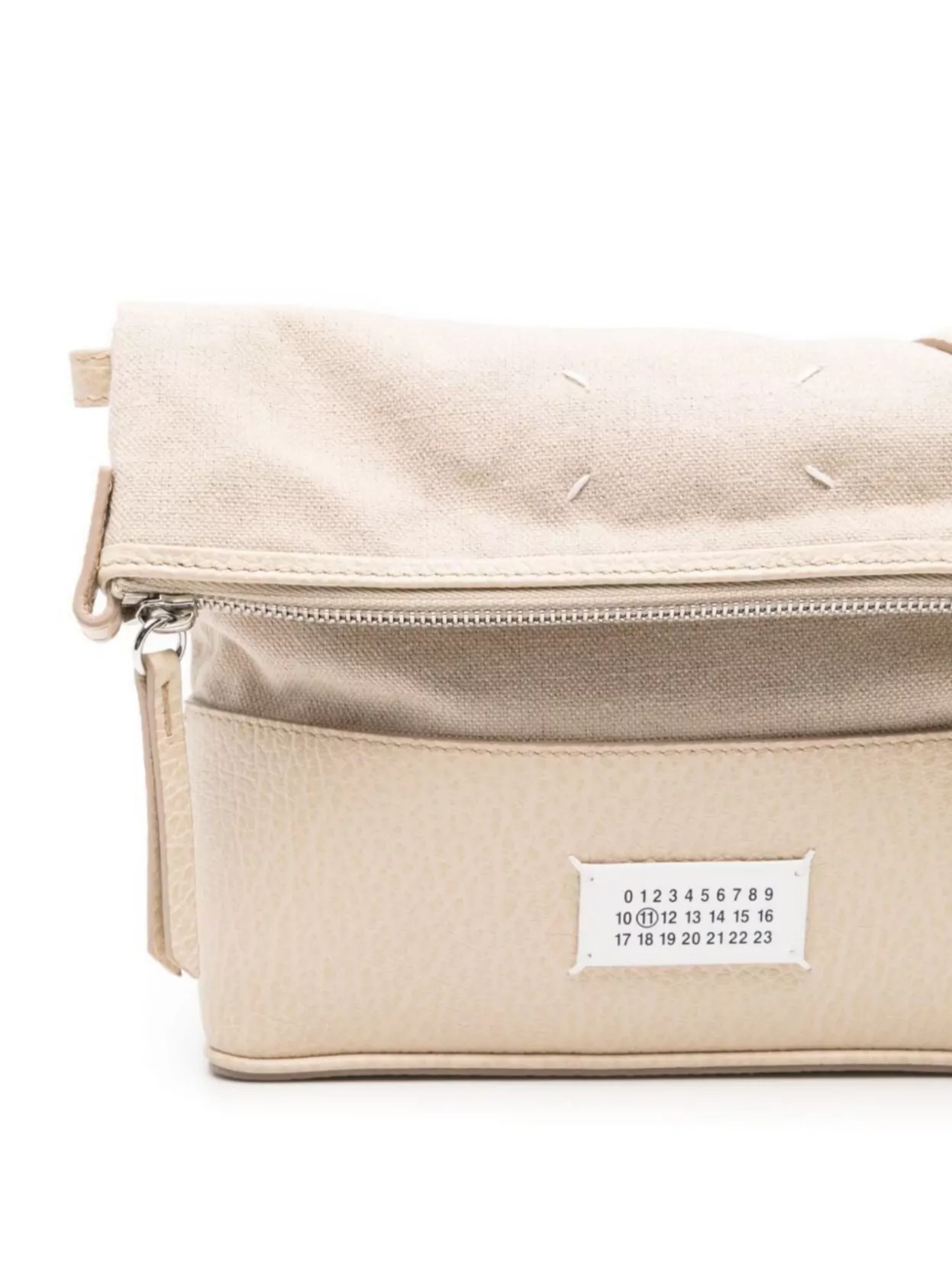Maison Margiela 5ac Hobo Small Shoulder Bag In Neutral